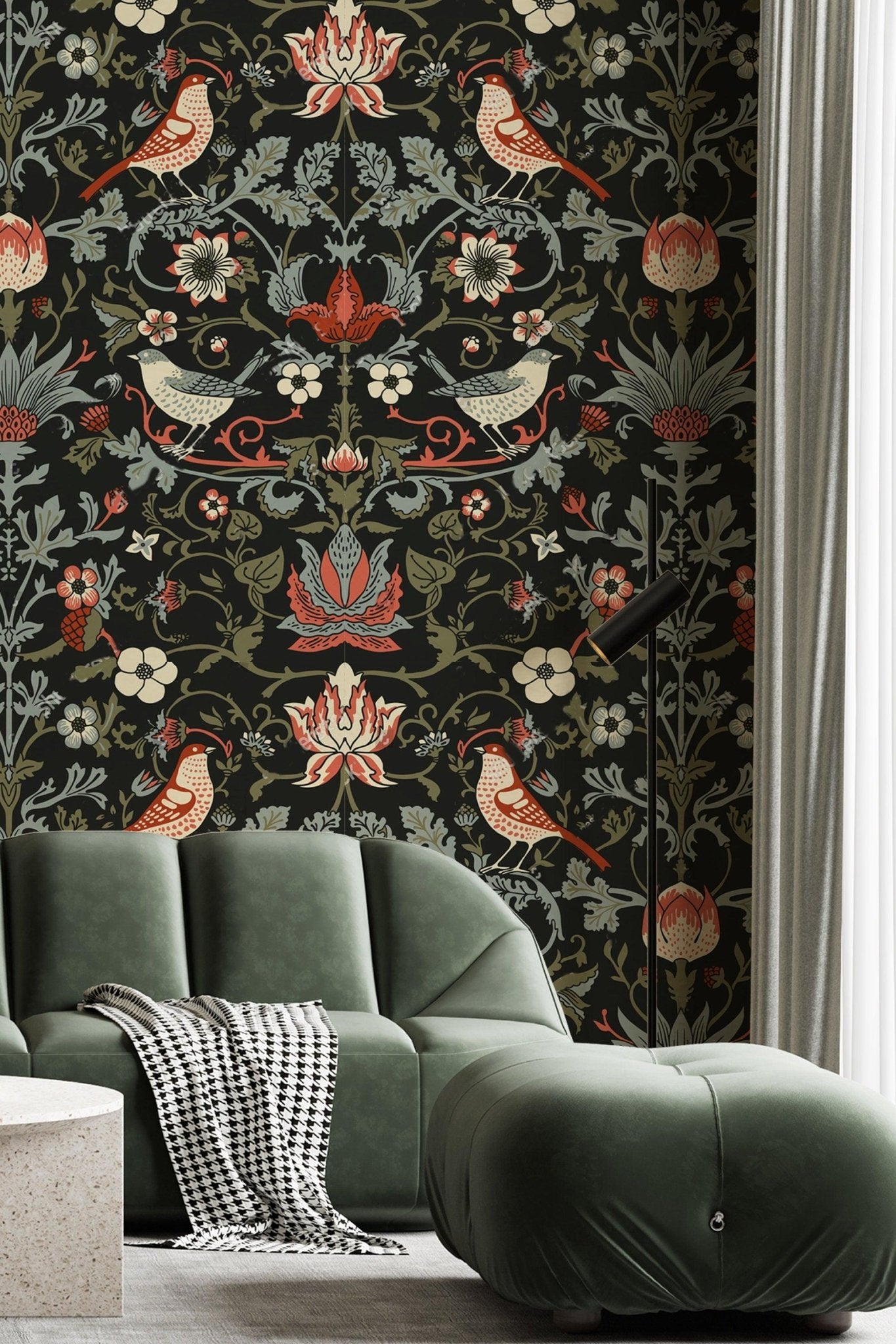 Dark Vintage Floral Wallpaper dark-vintage-floral-wallpaper