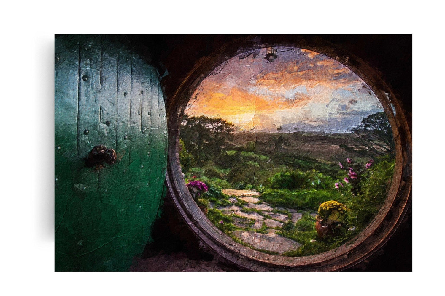 Lord of the Rings The Hobbiton large canvas print Ready to hang