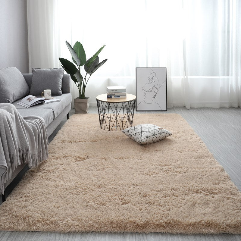 Cozy Plush Carpet for Bedroom & Living Room – Anti-Slip Soft Rug, Large Rectangle, Available in 13 Colors