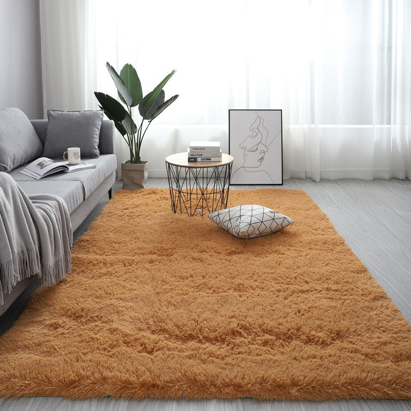 Cozy Plush Carpet for Bedroom & Living Room – Anti-Slip Soft Rug, Large Rectangle, Available in 13 Colors