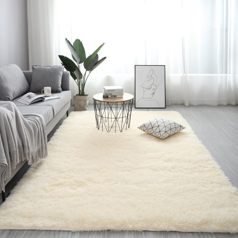 Cozy Plush Carpet for Bedroom & Living Room – Anti-Slip Soft Rug, Large Rectangle, Available in 13 Colors