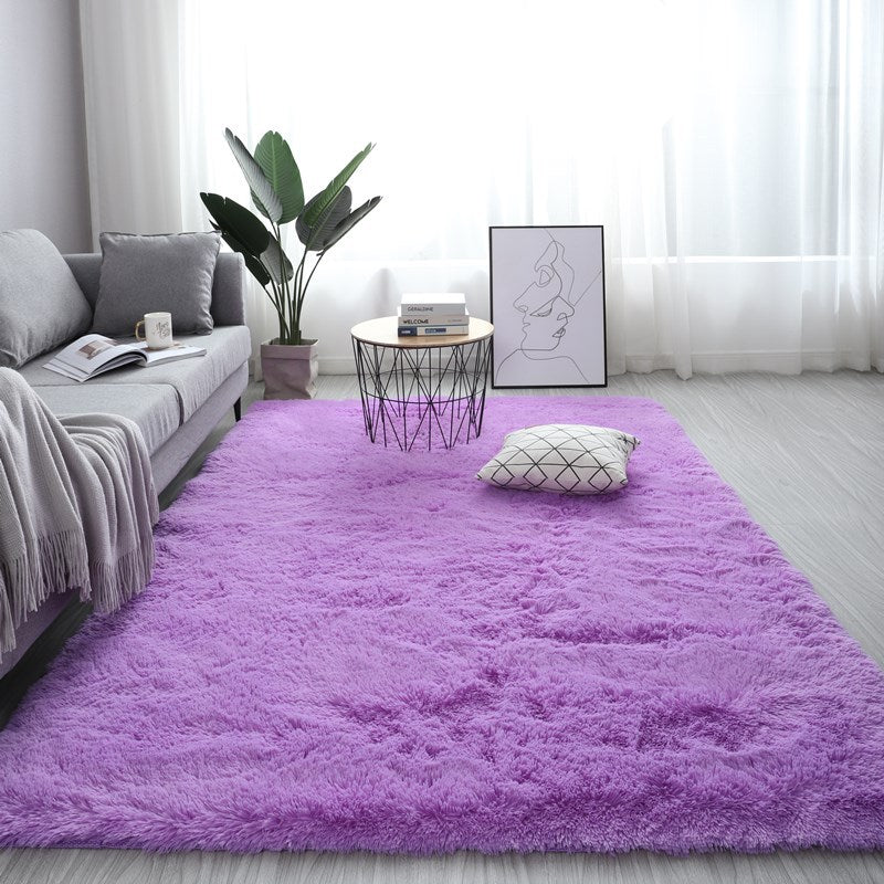 Cozy Plush Carpet for Bedroom & Living Room – Anti-Slip Soft Rug, Large Rectangle, Available in 13 Colors