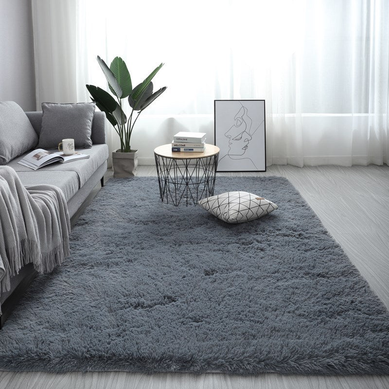 Cozy Plush Carpet for Bedroom & Living Room – Anti-Slip Soft Rug, Large Rectangle, Available in 13 Colors