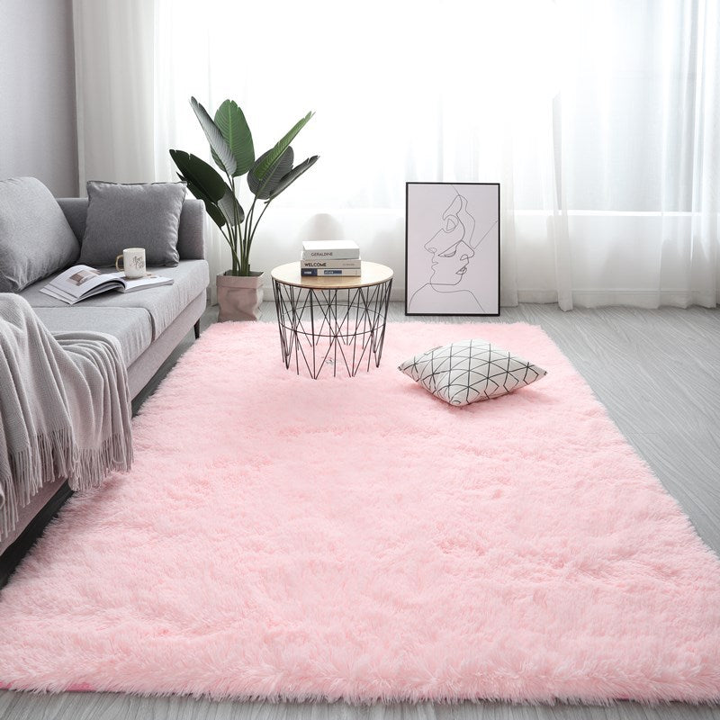 Cozy Plush Carpet for Bedroom & Living Room – Anti-Slip Soft Rug, Large Rectangle, Available in 13 Colors
