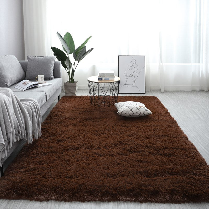 Cozy Plush Carpet for Bedroom & Living Room – Anti-Slip Soft Rug, Large Rectangle, Available in 13 Colors