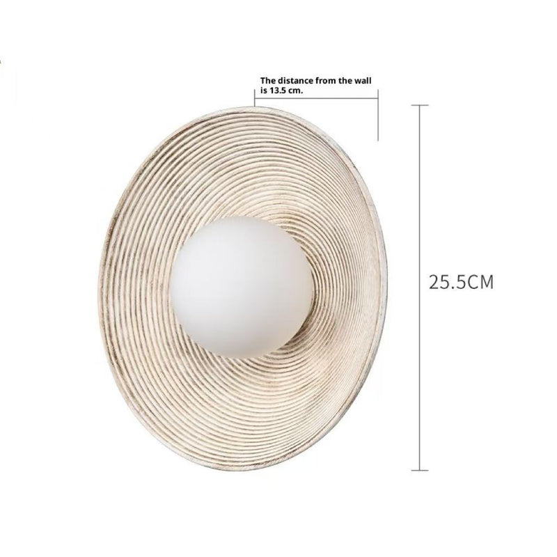 Contemporary Nordic Wall Sconce – Decorative Bedside Illumination