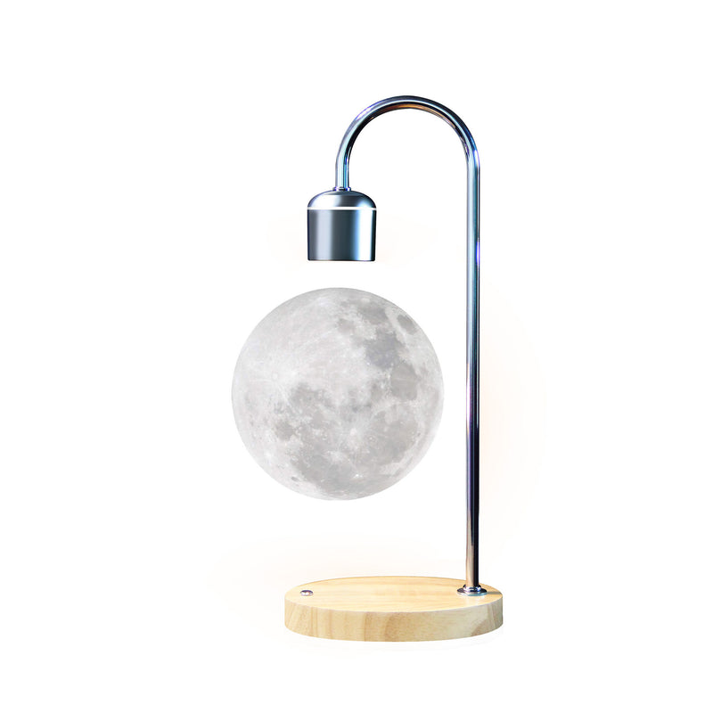 Levitating Moon Lamp with Bluetooth Speaker – Floating 3D Lunar Light, Color-Changing Ambient Decor