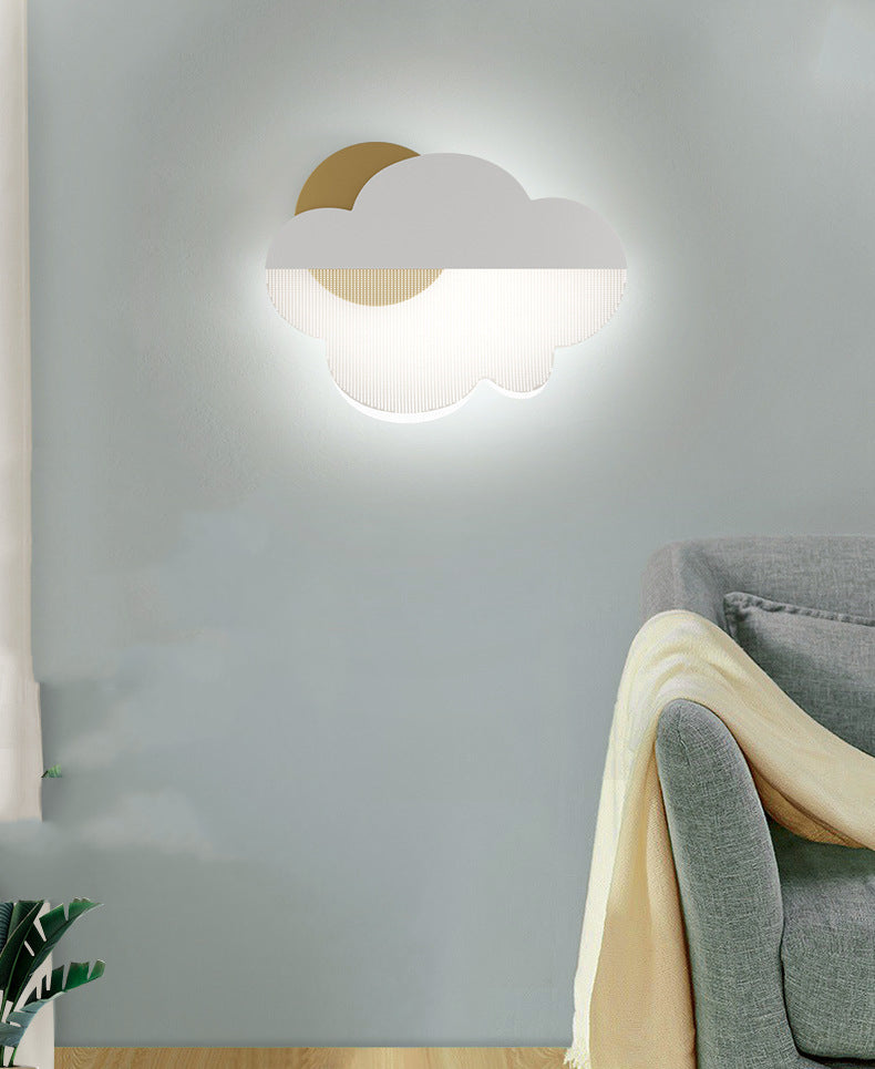Kids Cloud Wall Lamp – Modern Minimalist Night Light for Bedroom