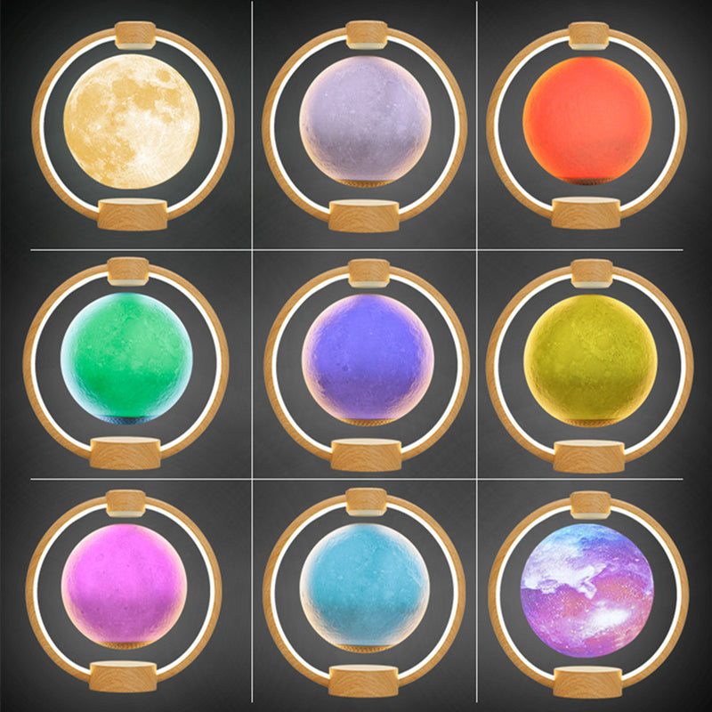 Levitating Moon Lamp with Bluetooth Speaker – Floating 3D Lunar Light, Color-Changing Ambient Decor