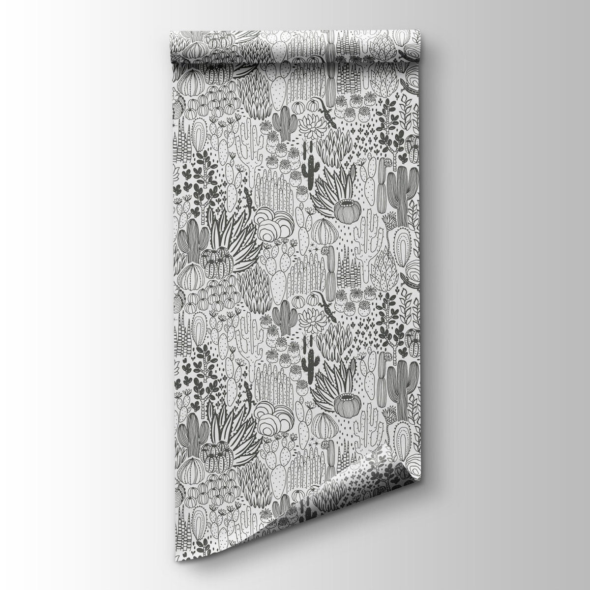 Rustic Cactus Backfround Cactus Wallpaper Minimal Western Mural, Rustic Wild West Peel and Stick ...