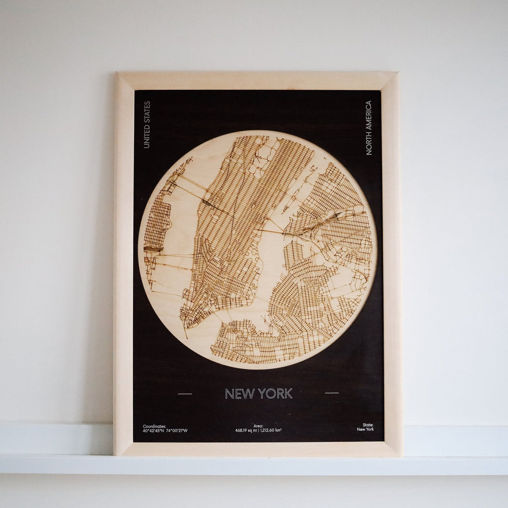City Map Frame