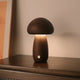 ICute Wooden Mushroom LED Lamp – Touch Night Light for Bedroom & Children’s Room
