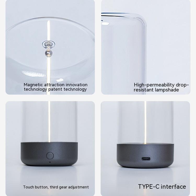 Portable LED Camping Light – USB-C Rechargeable Night Lamp with Transparent, Shock-Resistant Design