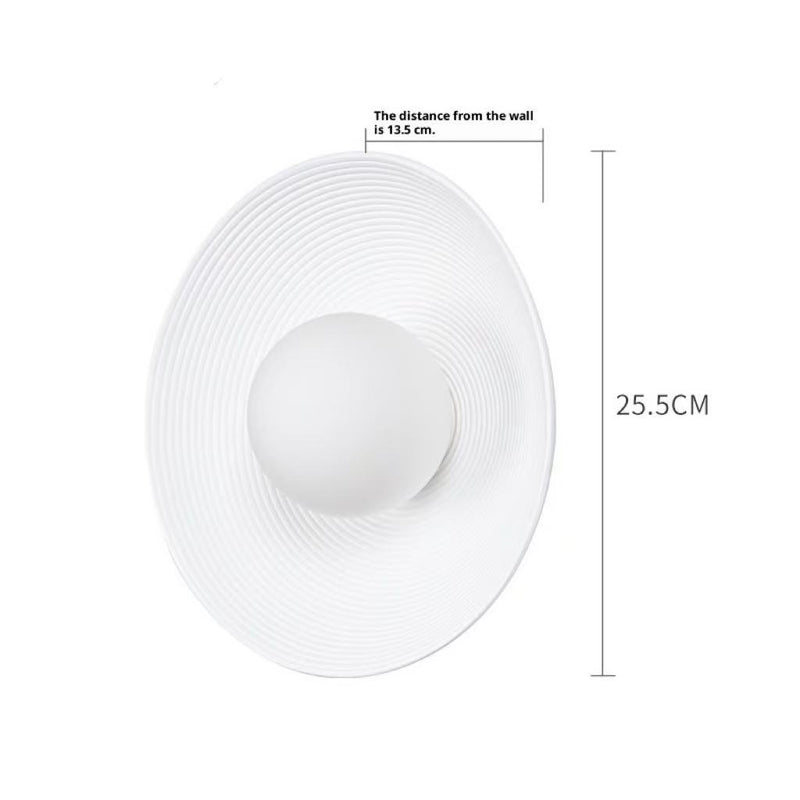 Contemporary Nordic Wall Sconce – Decorative Bedside Illumination