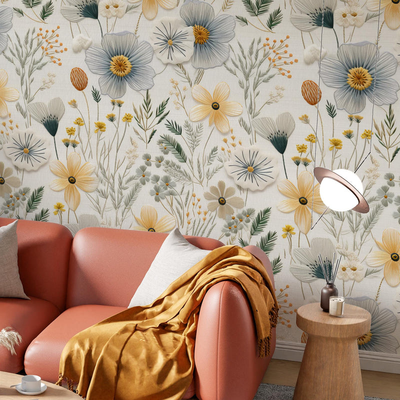 Floral Peel and Stick Wallpaper: Removable Home Decor