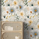 Floral Peel and Stick Wallpaper: Removable Home Decor
