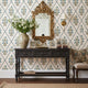 Mughal Floral Wallpaper Peel and Stick | Blue Trellis Botanical Wall Mural | Indian Decor | Removable Wallpaper Roll