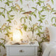 Watercolor Birds Wallpaper | Botanical Wall Mural | Peel and Stick Removable Wallpaper