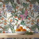 Botanical Peel and Stick Wallpaper | Floral Wall Mural | Grandmillennial Garden Wallpaper