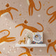 Cosmic leopard wallpaper | boho sand space cheetah astronaut | nursery bedroom playroom | peel and stick removable wallpaper
