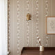 Wallpaper  Botanical Stripe | Greige Removable Wallpaper | Peel and stick or Non woven