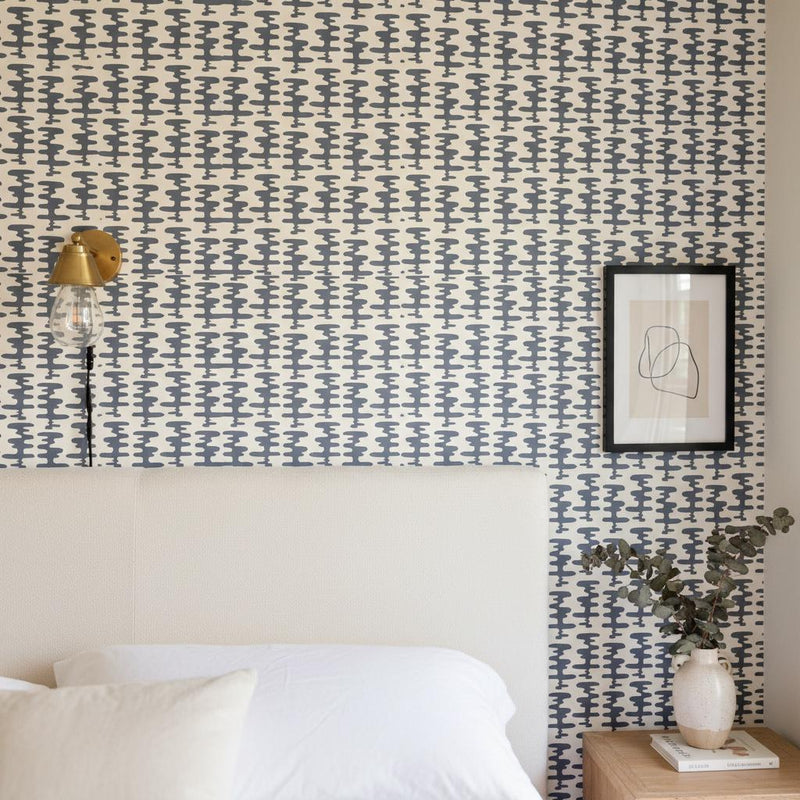 Wallpaper Abstract Wave Peel and Stick or non woven
