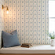 Ditsy Floral  Peel and Stick Stripe Wallpaper
