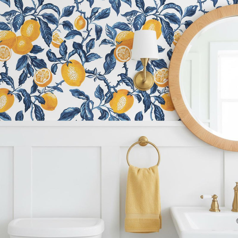 Lemon Wallpaper Peel and Stick or classic