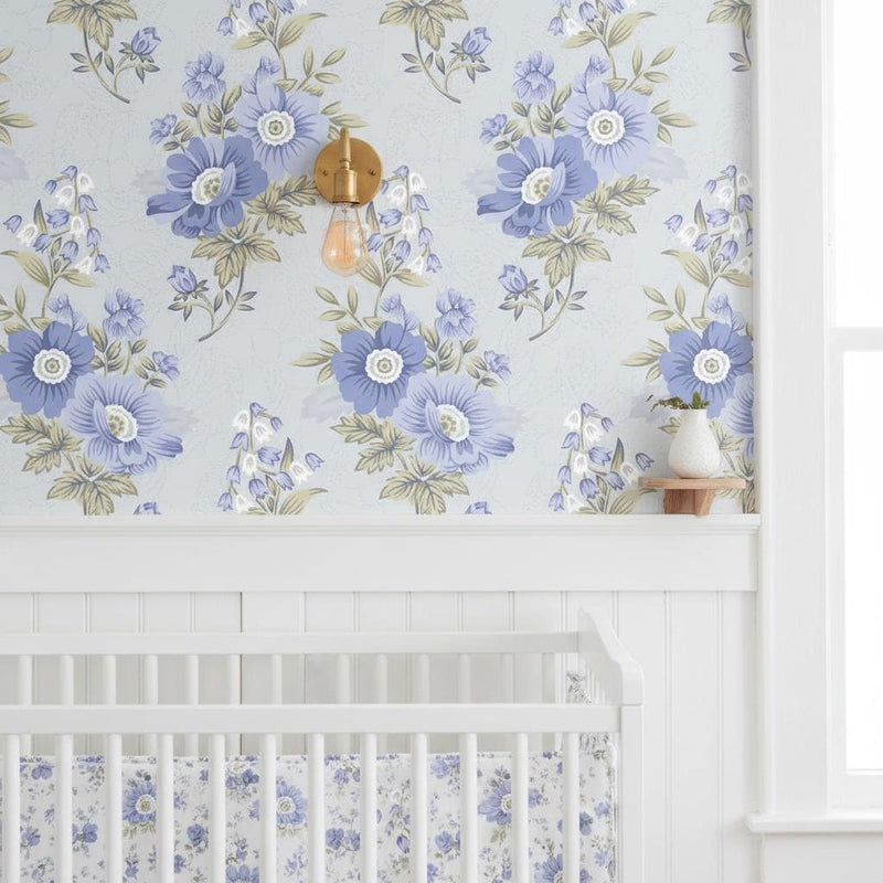 Floral Vintage Wallpaper Peel and Stick or Classic wallpaper