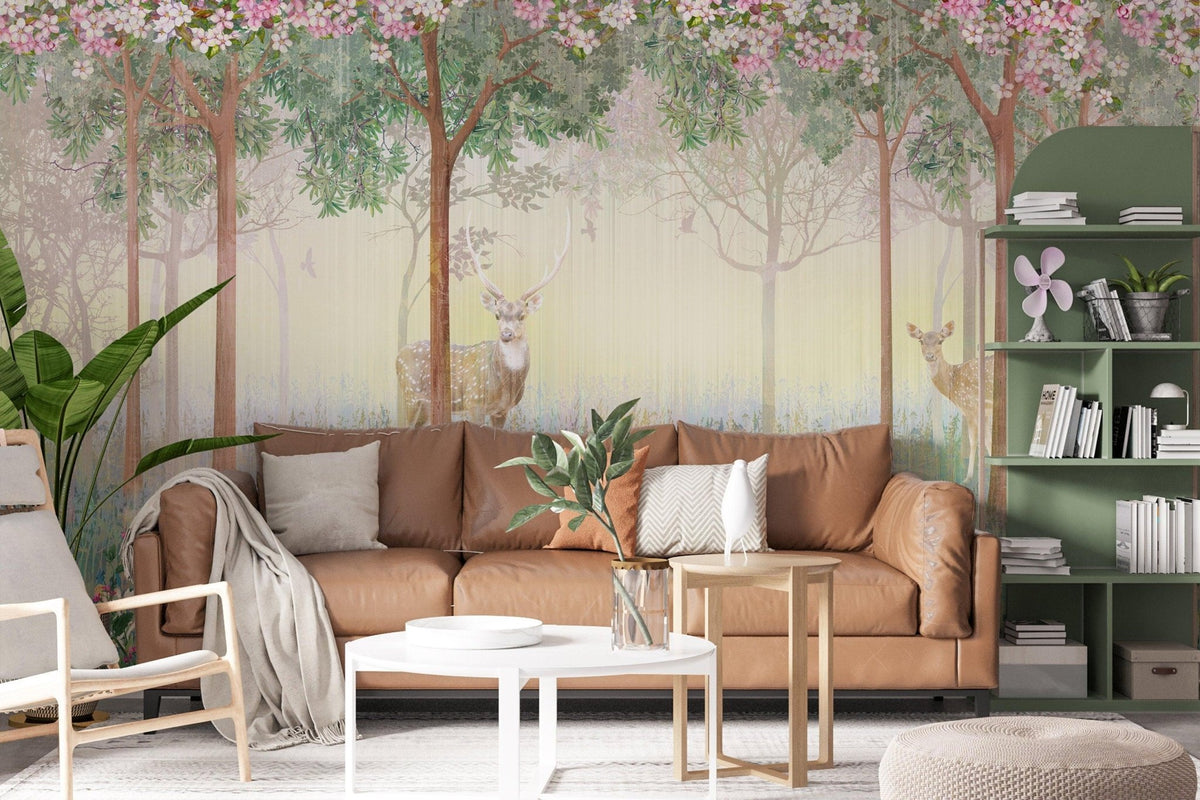 Fairytale Wallpaper Kids Room Wall mural Fairy Forest Nursery wallpaper ...