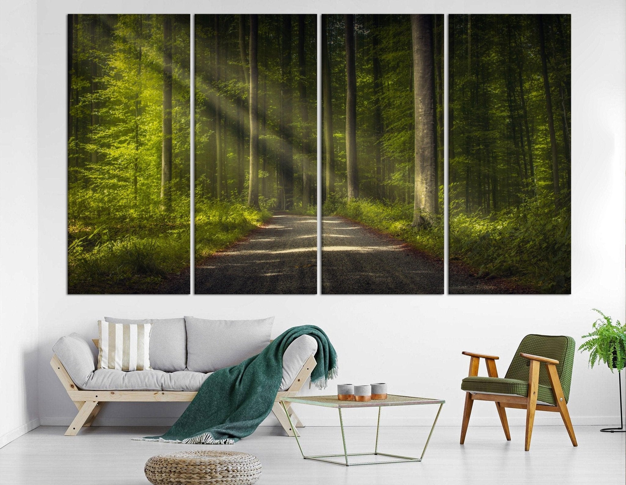 Forest Canvas Art Tree Canvas Wall Art Nature Prints Extra Large Wall Art  Landscape Print Forest Poster