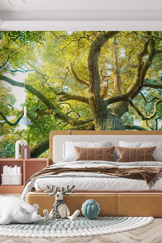 tree wallpaper nursery