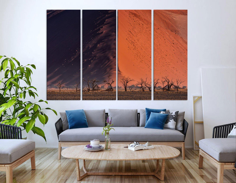 Landscape Artwork Large Print Desert Art Dunes Namibia - Scandi Home 