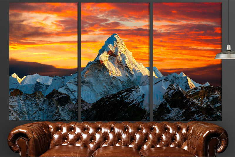 Mount Everest Wall Art Large print - Scandi Home 