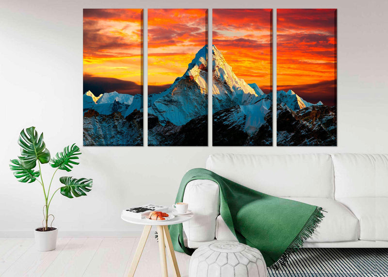 Mount Everest Wall Art Large print - Scandi Home 