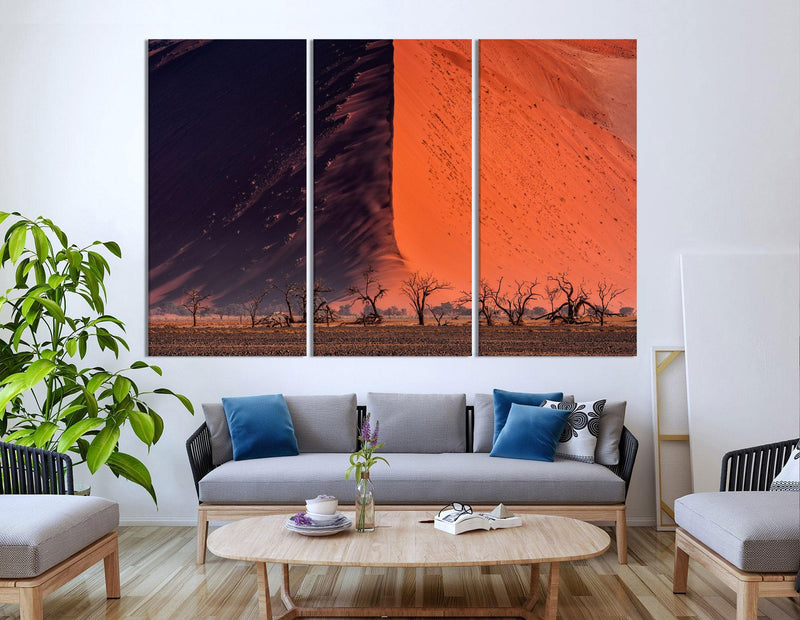 Landscape Artwork Large Print Desert Art Dunes Namibia - Scandi Home 