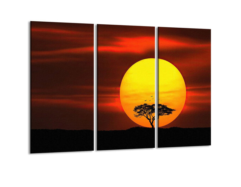 desert sun art desert print wall art large canvas print - Scandi Home 