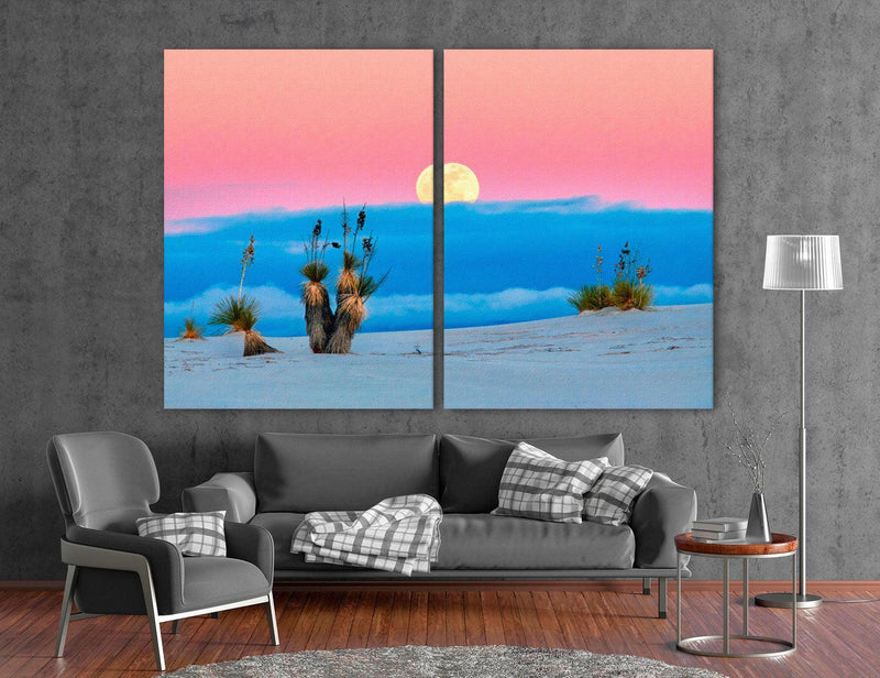 Desert sand print africa wall art desert print landscape artwork extra large canvas print READY TO HANG - Scandi Home 