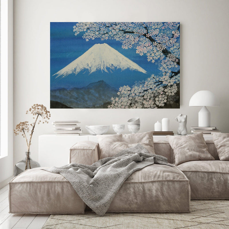 Mount Fuji Japanese print Mountain wall art Japanese painting asian wall art - Scandi Home 