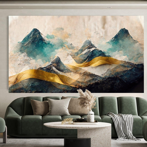 japanese wall art mountain landscape modern art large canvas print ready to  hung - Scandi Home huge_canvas japan_canvas_art
