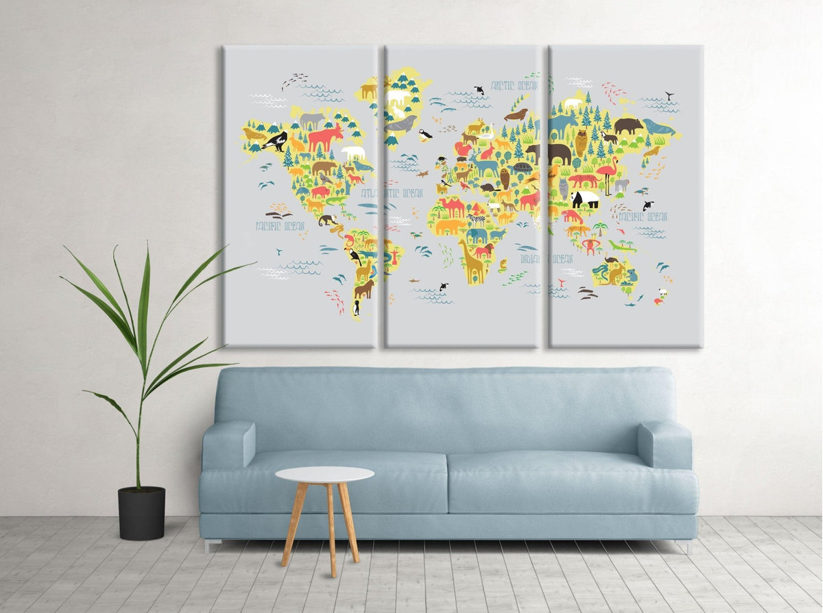 World map print – Scandi Home