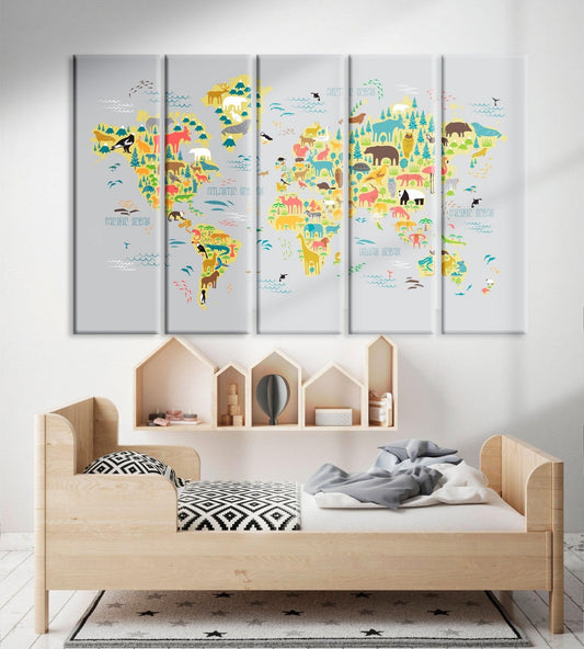 World map print – Scandi Home