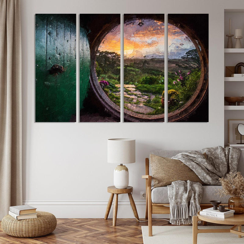 Lord of the Rings The Hobbiton large canvas print Ready to hang